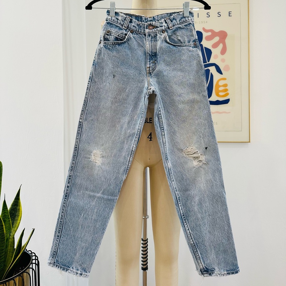 Vintage Levi's Orange Tab Student Fit Distressed Jeans